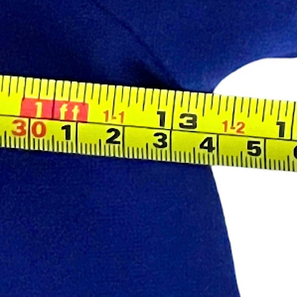 Janie & Jack Color Block Blue & Tan Dress w/ Bow Accent Girls Size 6 - Picture 8 of 10